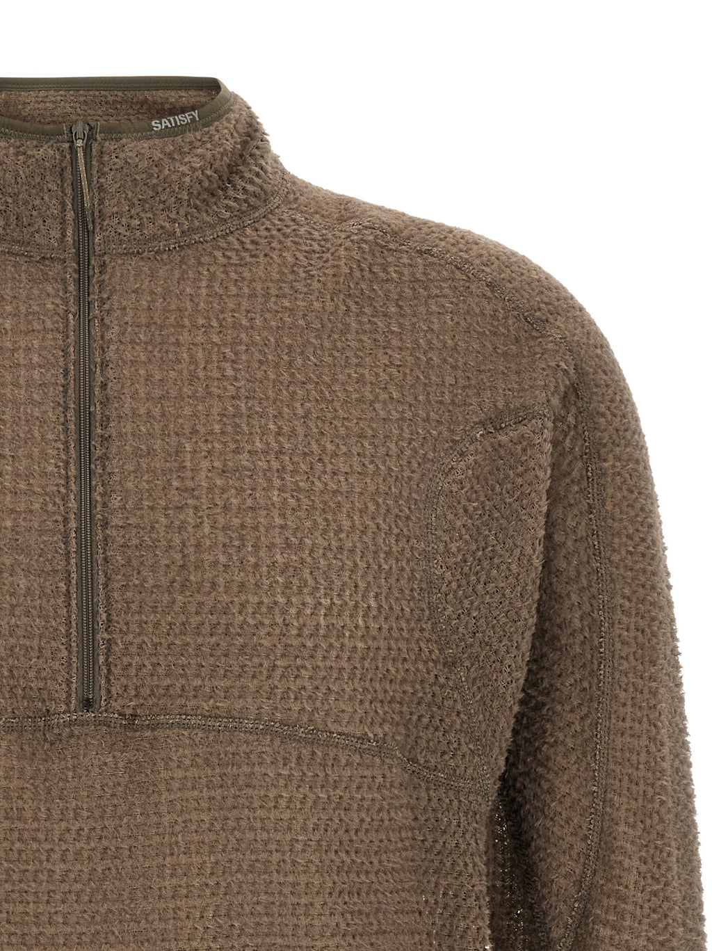SATISFY Brown Polyester Sweatshirt