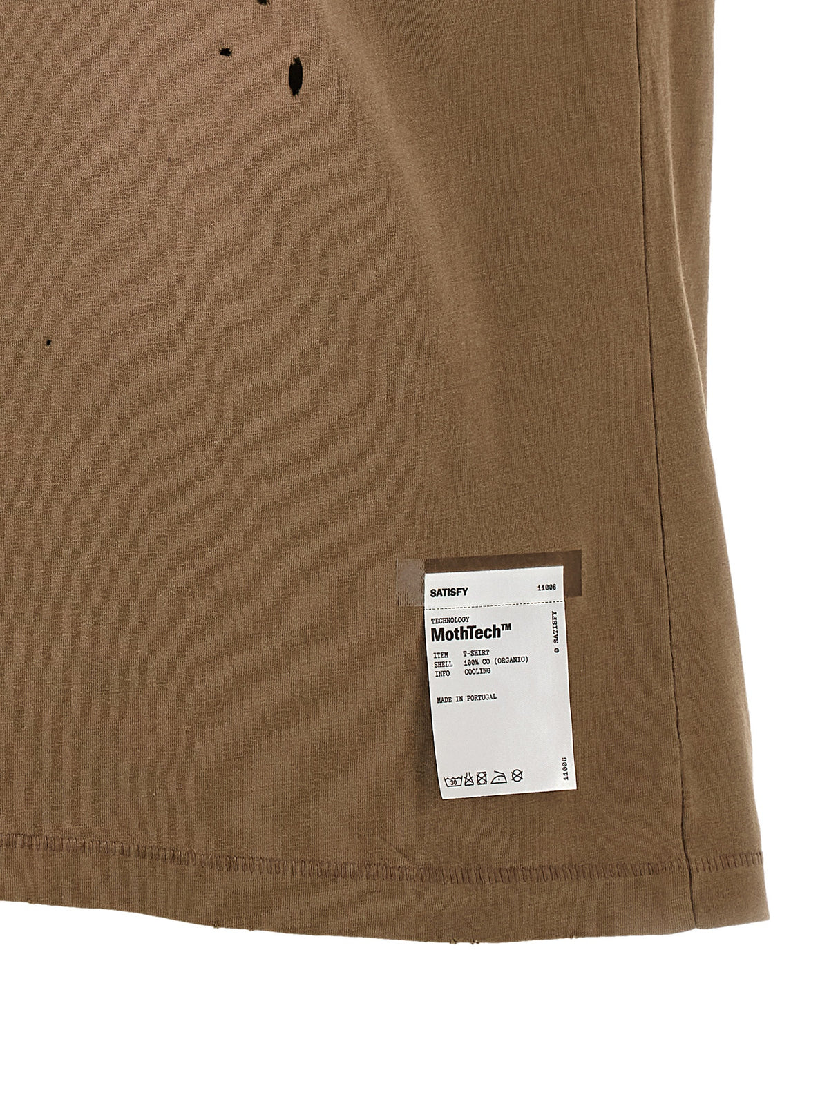 SATISFY Brown Cotton T-Shirt