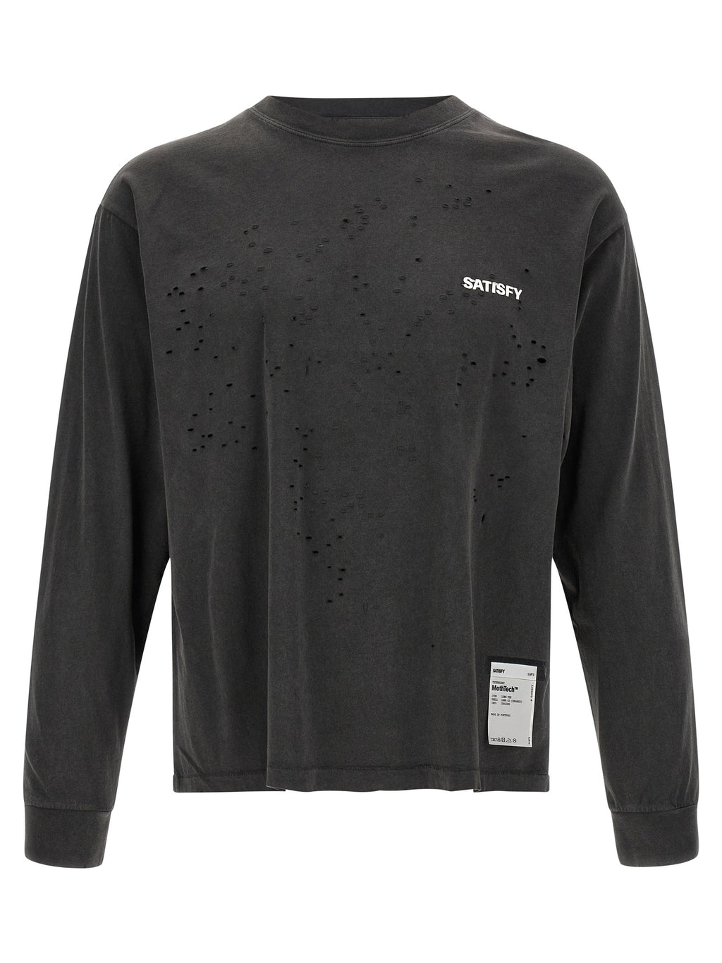 SATISFY Black Cotton T-Shirt