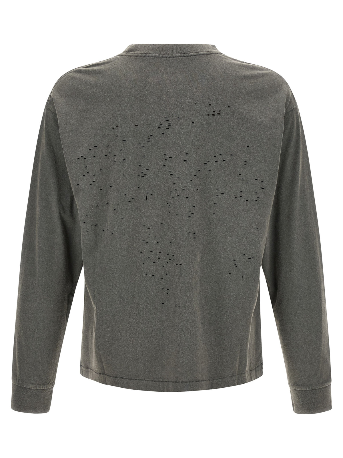 SATISFY Gray Cotton T-Shirt