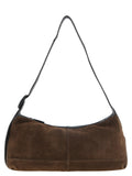 Ami Paris Brown Cowhide Crossbody Bag
