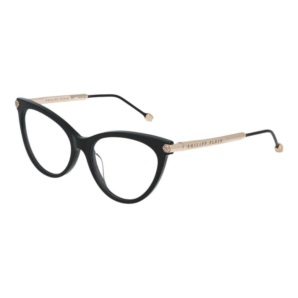 Philipp Plein Black Cellulose Acetate Glasses (Frames)