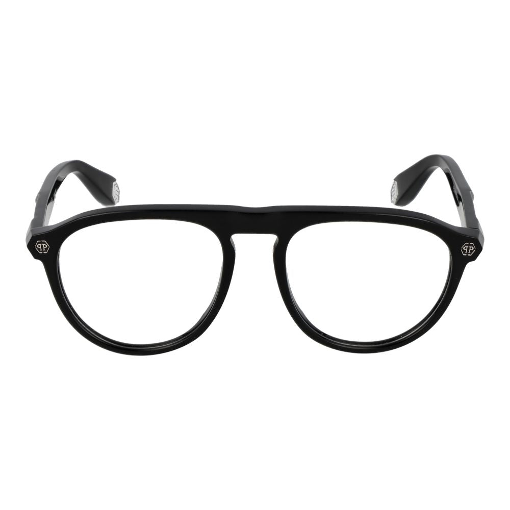 Philipp Plein Black Cellulose Acetate Glasses (Frames)