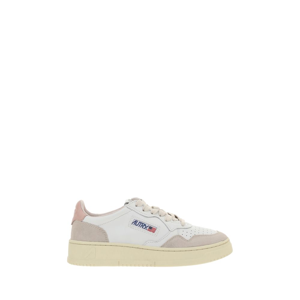 Autry White Leather Low Top Sneakers