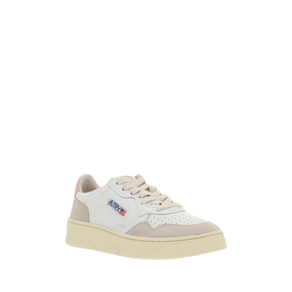 Autry White Leather Low Top Sneakers