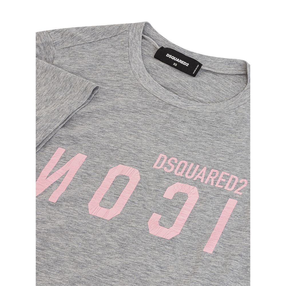 Dsquared² Gray Cotton T-Shirt