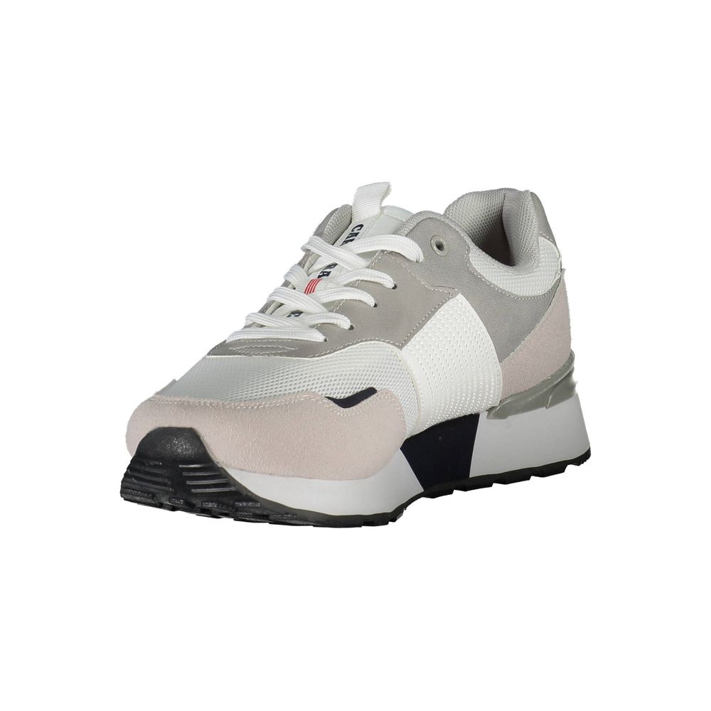 Carrera White Polyurethane Men Sneaker