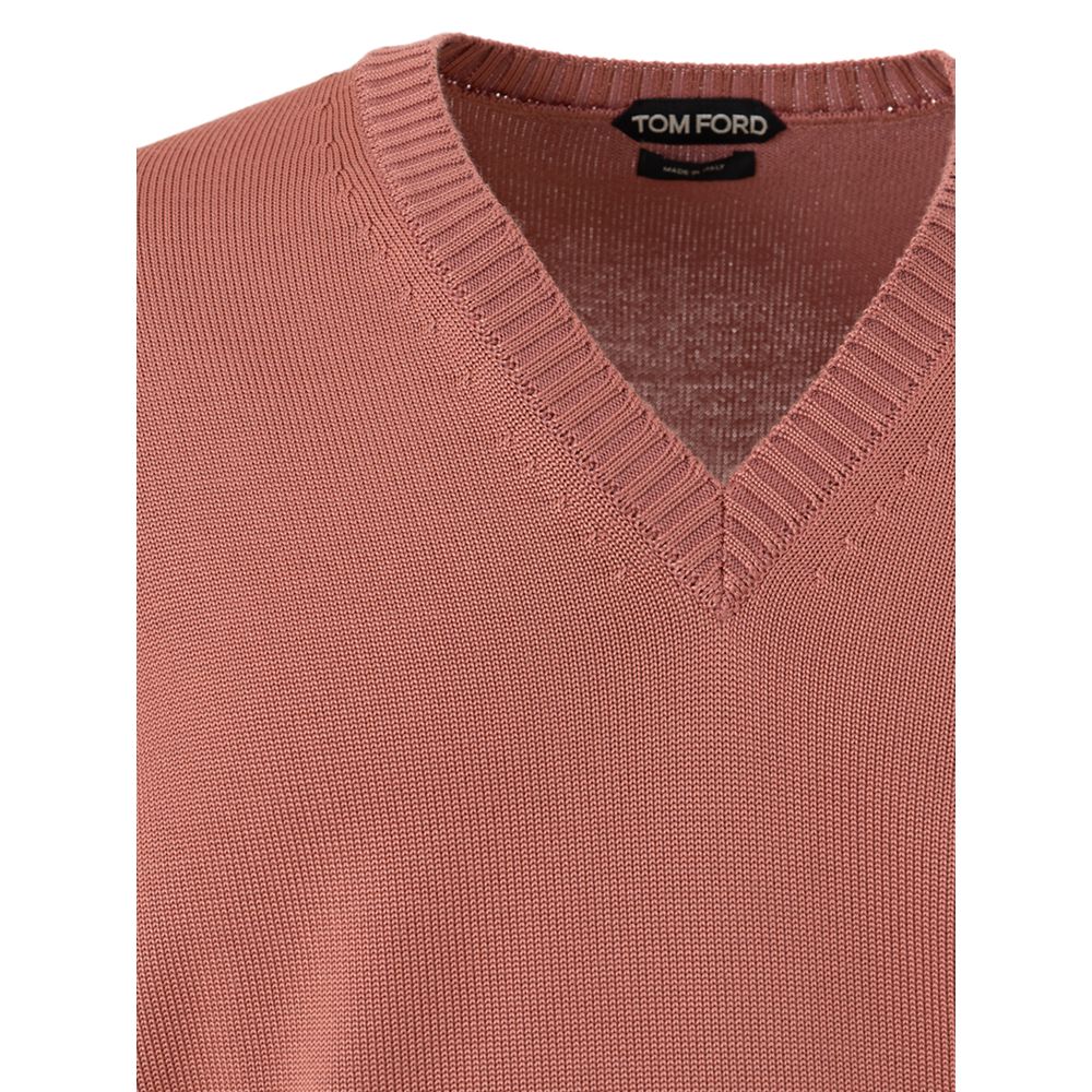 Tom Ford Pink Silk Sweatshirt