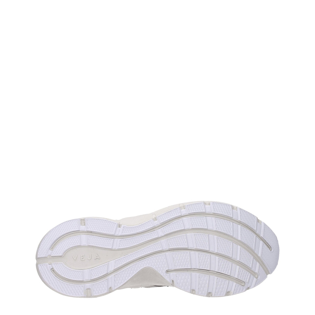 Veja Gray Fabric Athletic Sneakers