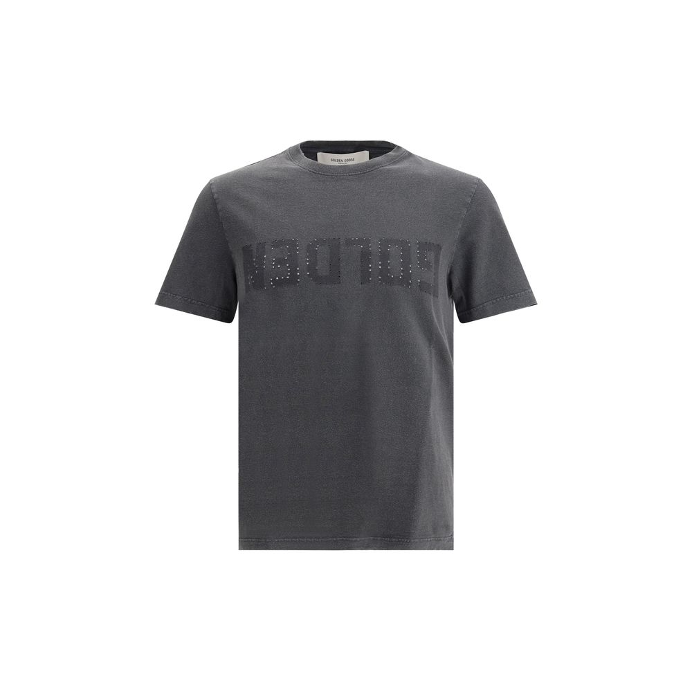 Golden Goose Gray Cotton T-Shirt