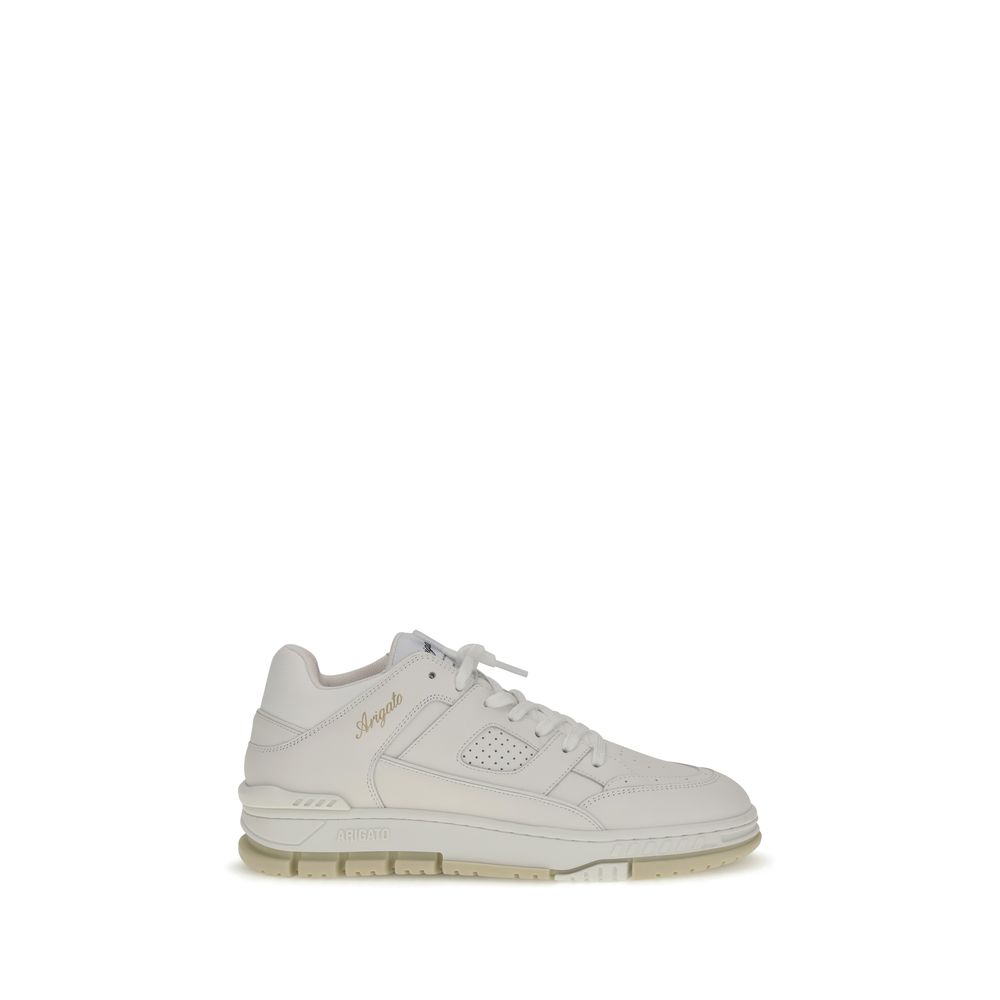 Axel Arigato White Calf Leather Bos Taurus Low Top Sneakers